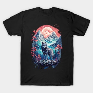 Wolf love king T-Shirt